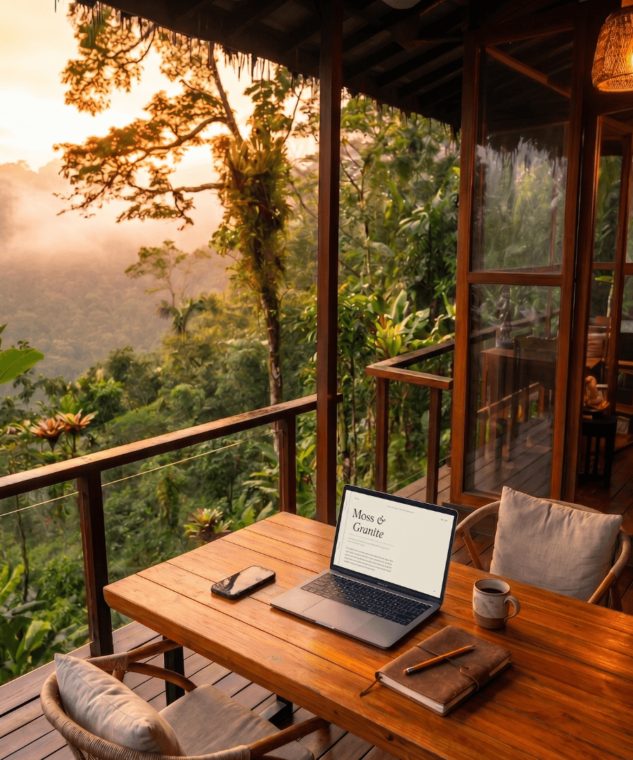 Moss & Granite — working from anywhere